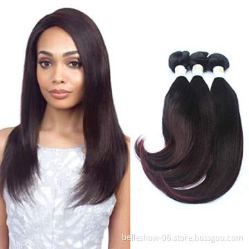 Hot sell   synthetic hair weave    synthetic braiding hair   Ombre color   synthetic  hair extensions     3PC/SET